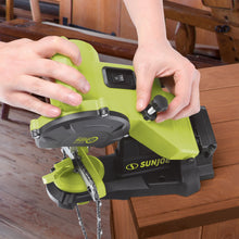Load image into Gallery viewer, Sun Joe 24V-CSSHRP-CT 24-Volt iON+ Cordless Mountable Chain Saw Sharpener | Tool Only