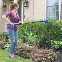 Load image into Gallery viewer, Sun Joe 20VIONLT-PHT17-SJB 20-Volt iON Cordless Telescoping Pole Hedge Trimmer Kit | 17-inch | Dual Action | W/ 2.5-Ah Battery and Charger (Blue)