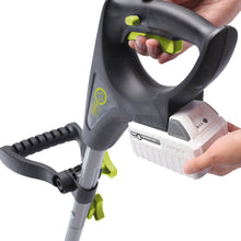 Load image into Gallery viewer, Snow Joe 24V-SS10-XR-SJG 24-Volt iON+ Extended Run Time Cordless Snow Shovel Kit | 10-Inch | W/ 5.0-Ah Battery and Charger (Green)