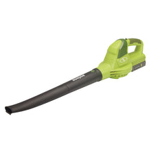 Load image into Gallery viewer, Sun Joe 20ViONLTE-BLW 20-Volt iON Cordless Blower/Sweeper Kit | W/ 2.0-Ah Battery and Charger