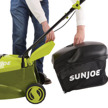 Load image into Gallery viewer, Sun Joe MJ24C-14-XR 24-Volt iON+ Cordless Brushless Lawn Mower Kit | 14-Inch | W/ 5.0-Ah Battery and Charger