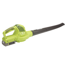 Load image into Gallery viewer, Sun Joe 20ViONLTE-BLW 20-Volt iON Cordless Blower/Sweeper Kit | W/ 2.0-Ah Battery and Charger