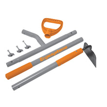 Load image into Gallery viewer, Ergie Systems ERG-GHOE625 Shank Pattern Garden Hoe | 12 Gauge | 54-Inch Shaft | 6.25-Inch Blade