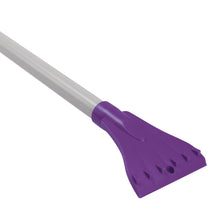 Load image into Gallery viewer, Snow Joe illum-n-Broom LED lighted 4-in-1 Snow Broom + Ice Scraper (Purple) (Refurbished A)

