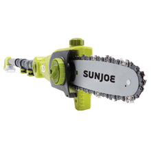 Load image into Gallery viewer, Sun Joe 24V-SAW-BDL 24-Volt iON+ Chainsaw Bundle | W/ Chainsaw Kit, Pole Saw Kit, and Chainsaw Sharpener
