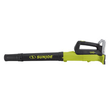 Load image into Gallery viewer, Sun Joe 24V-TB-LTE 24-Volt iON+ Cordless Compact Turbine Jet Blower Kit | 100-MPH | 280-CFM | W/ 2.0-Ah Battery and Charger
