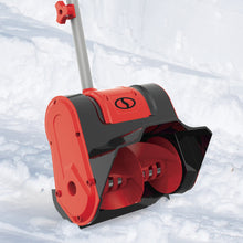 Load image into Gallery viewer, Snow Joe 24V-SS10-XR-RED-RM 24-Volt iON+ Extended Run Time Cordless Snow Shovel Kit | 10-Inch | W/ 5.0-Ah Battery and Charger (Red) (Certified Refurbished)
